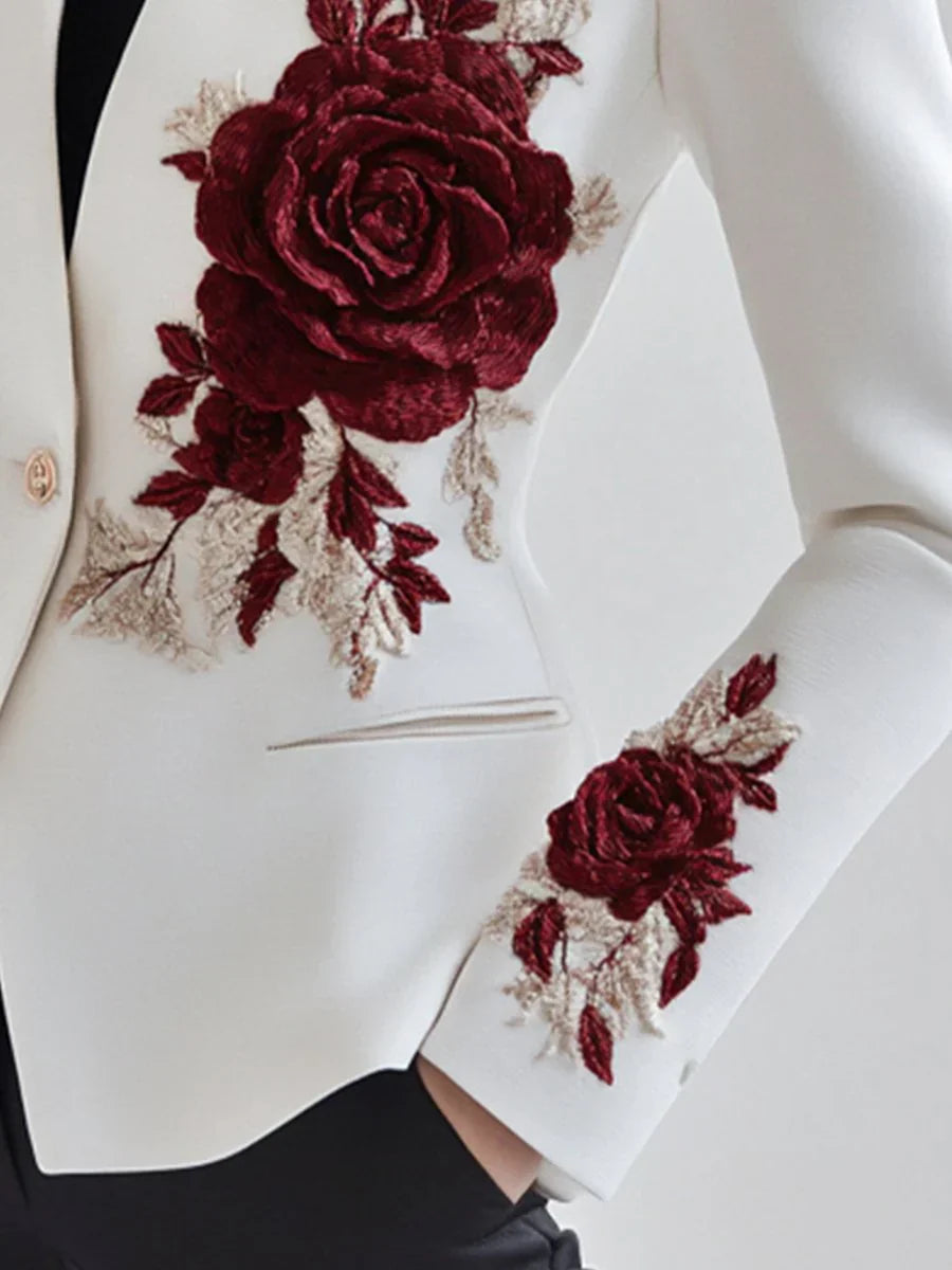 Avelina® | Élégance du manteau blanc rose