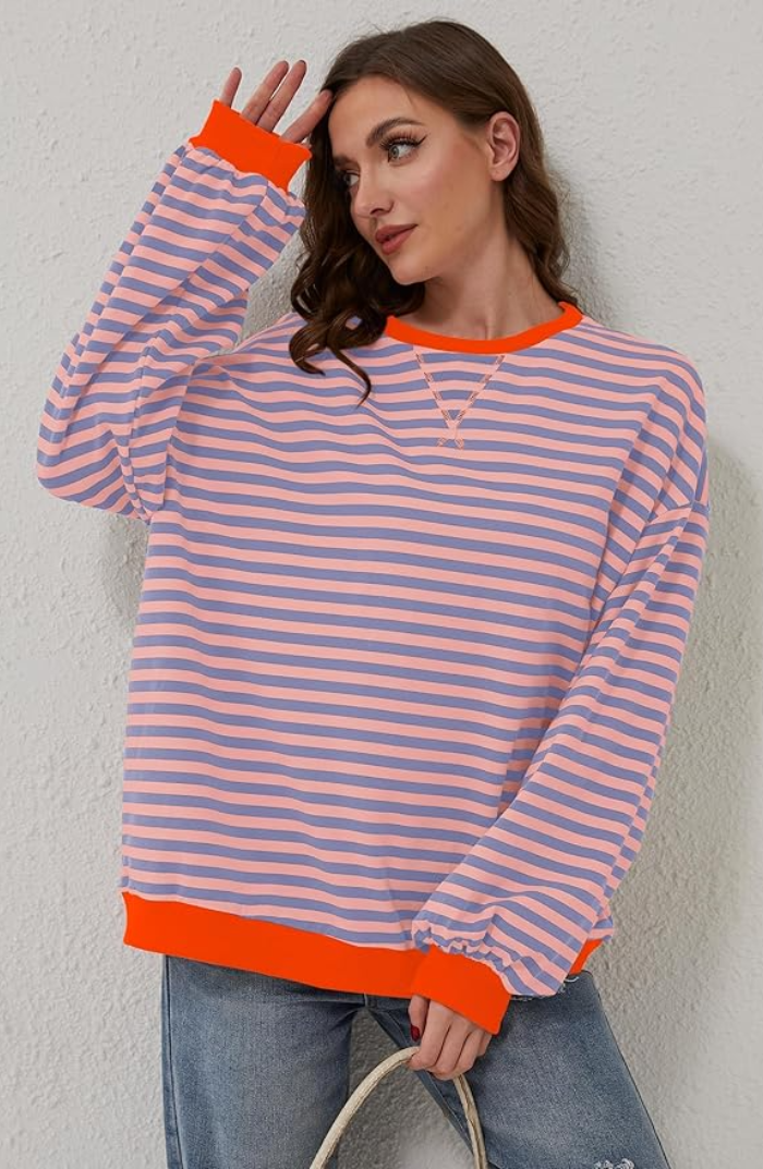 Pétra® | Pull rayé oversize