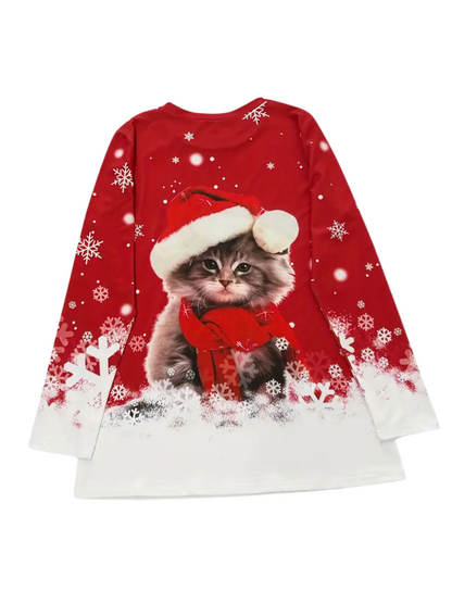 Yasmin® | Pull de Noël chat