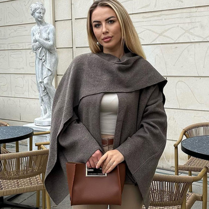 Pétra® | Manteau cape de luxe élégant