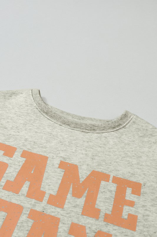 Paula® | Sweat-shirt noir avec graphismes Game Day