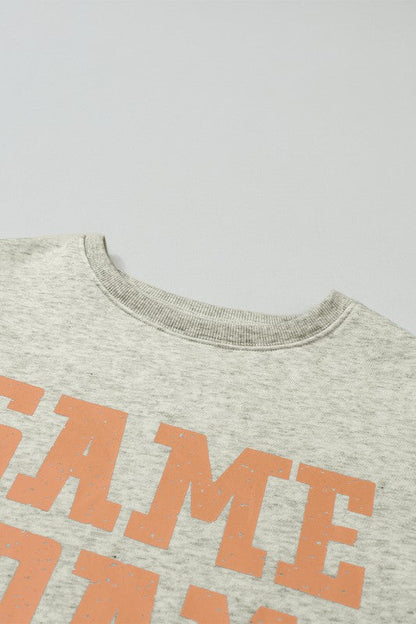 Paula® | Sweat-shirt noir avec graphismes Game Day