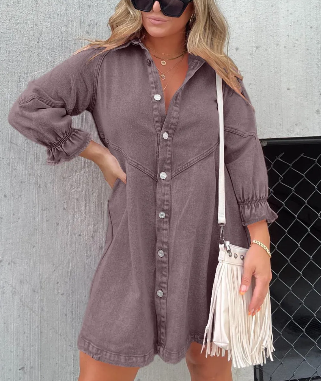 Mauve Dubois Robes en jean