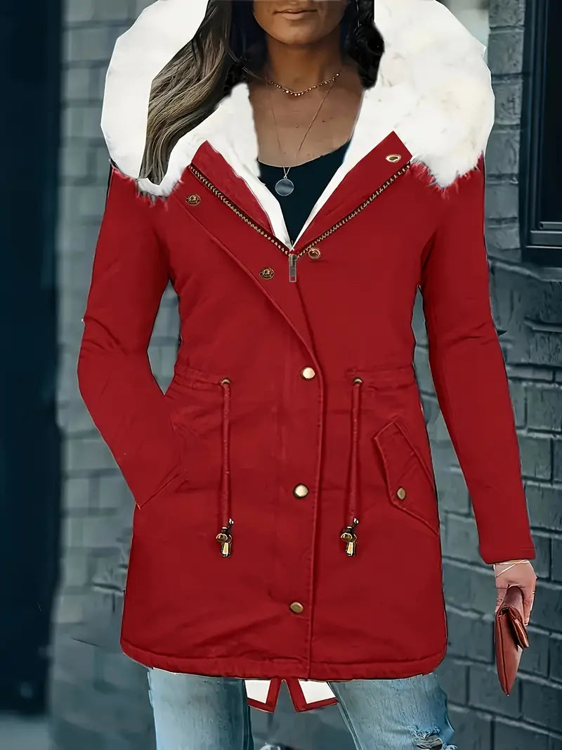 Zoraida® | Parka avec bordure duveteuse et capuche