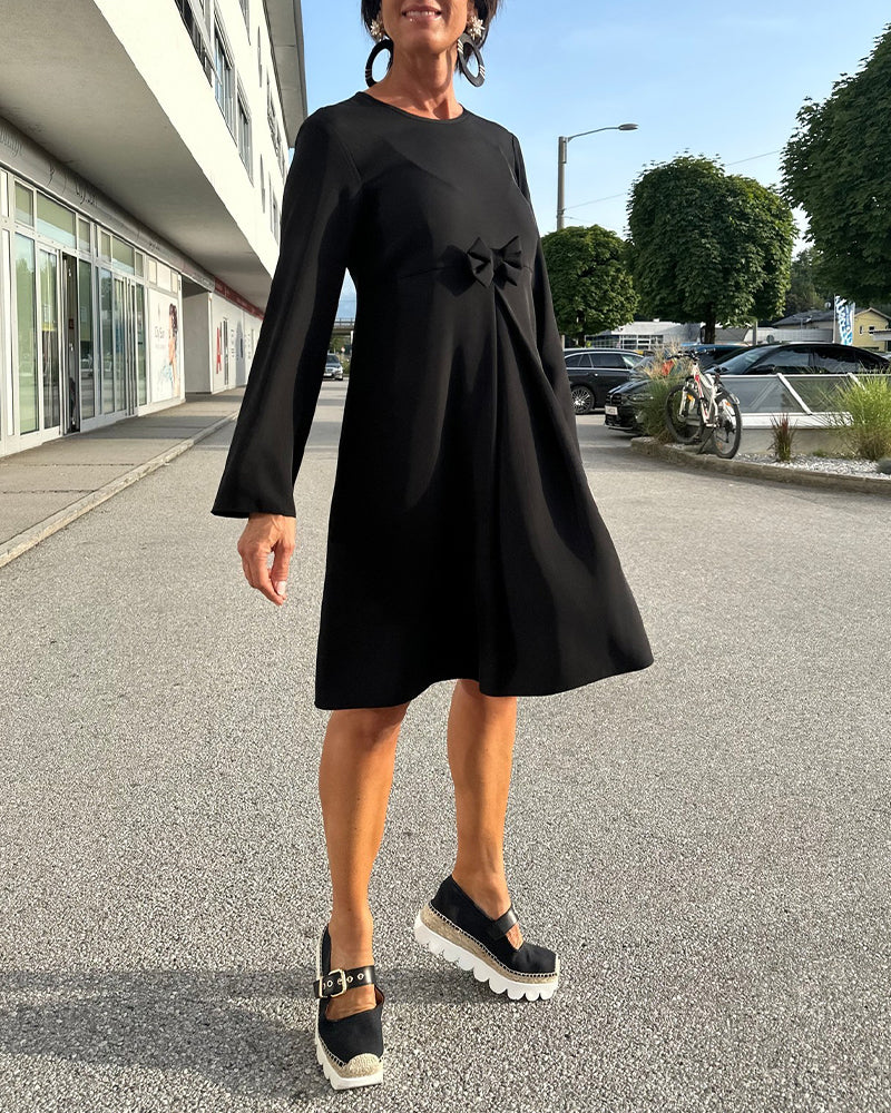 Yvonne® | Robe élégante avec cloche et noeud