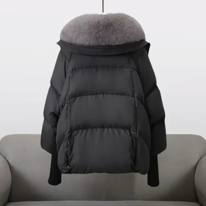 Véra® | Manteau d'hiver avec col en fourrure luxueux