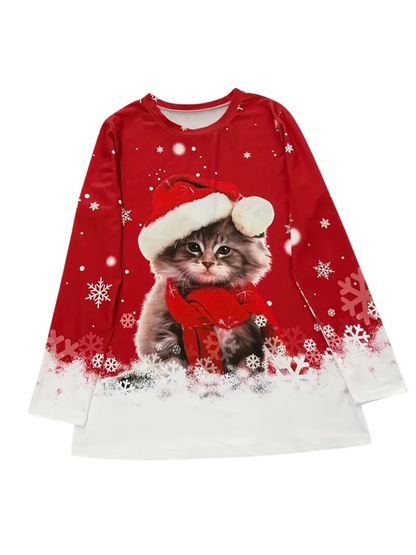 Yasmin® | Pull de Noël chat