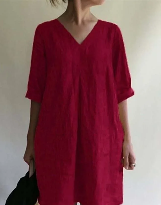 Domenica - Robe en coton Lino