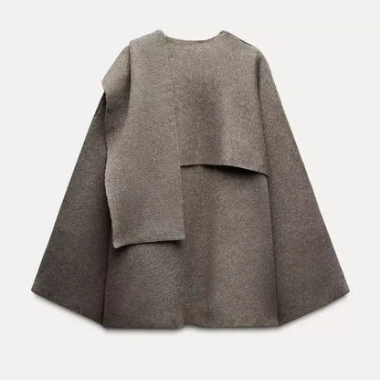 Yadira® | Manteau cape en laine