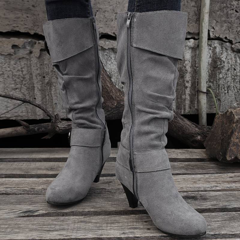 Britta® | Bottines en Daim avec Boucle (Nouvelle Collection)