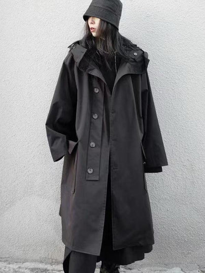 Vanessa® | Trench-coat décontracté à capuche pour femme