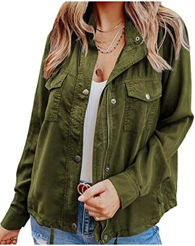 Yasmina® | Veste utilitaire militaire d'extérieur pour femme, veste Safari avec cordon de serrage