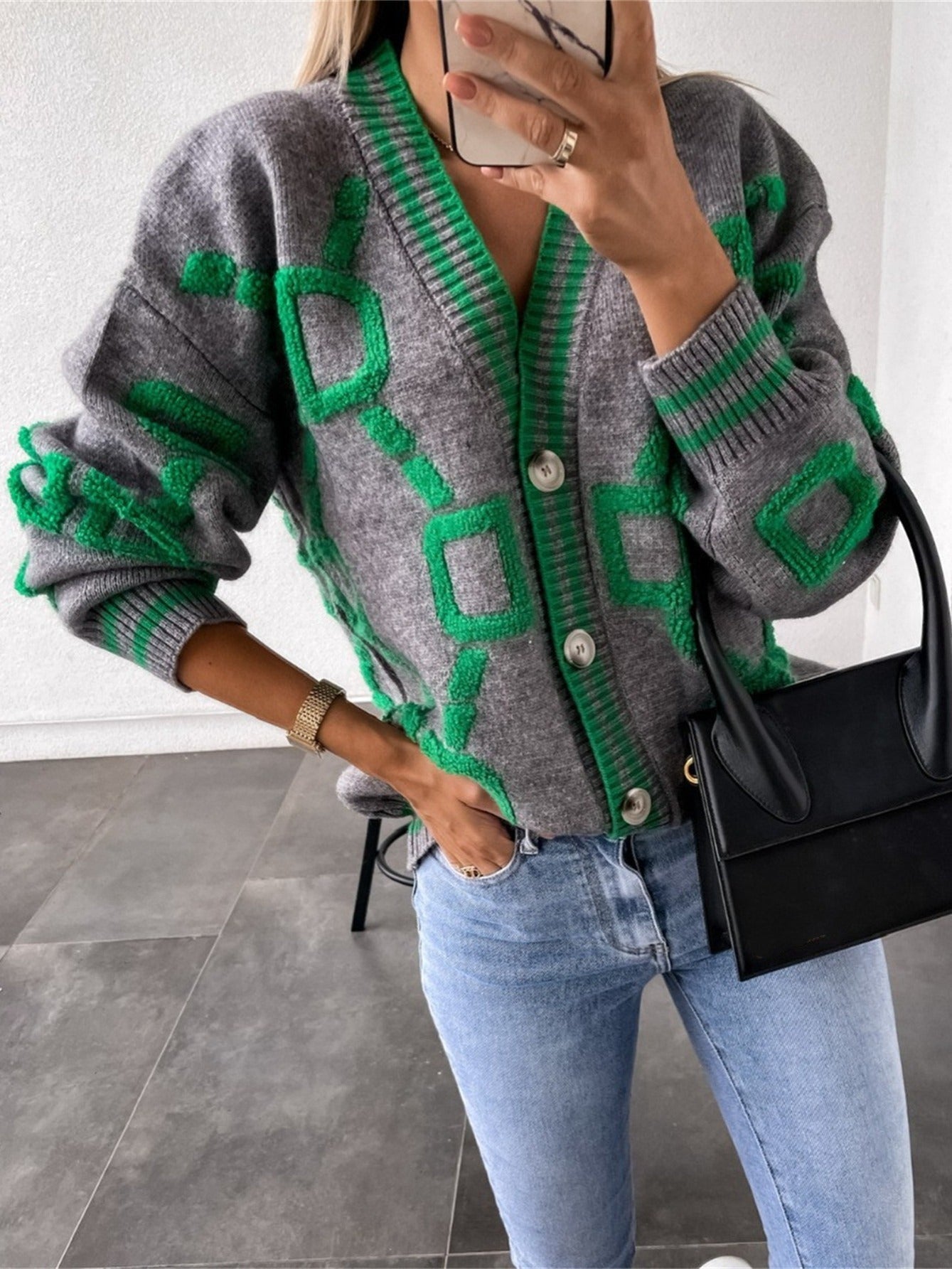 Yadira® | Cardigan col V