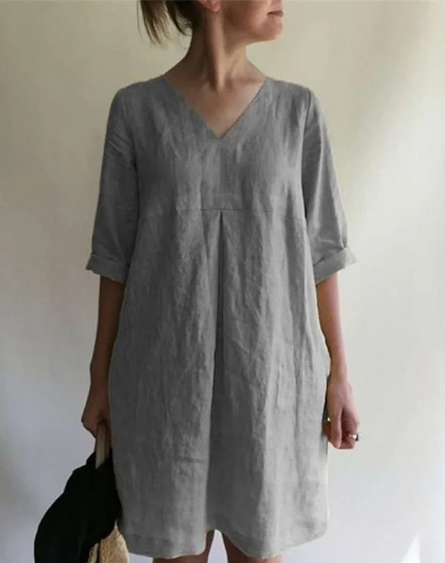 Domenica - Robe en coton Lino