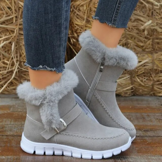 Reine® | Bottes de neige pour femmes, chaussures décontractées, bottes en coton rembourrées en velours