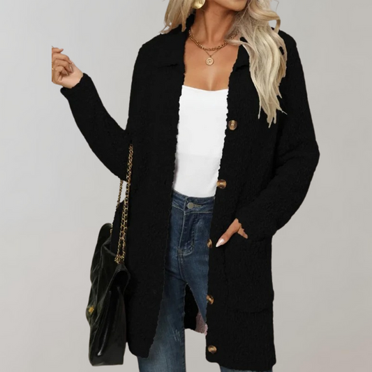 Yasmina® | Cardigan long ouvert pour femme