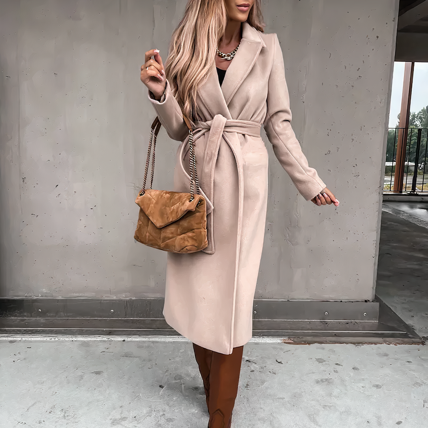 Vanessa® | Trench élégant en laine mélangée