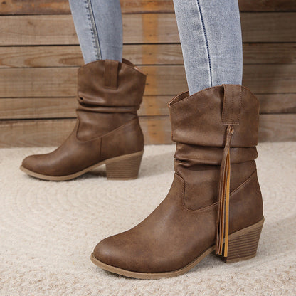 Yasmin® | Bottes de cowboy en cuir