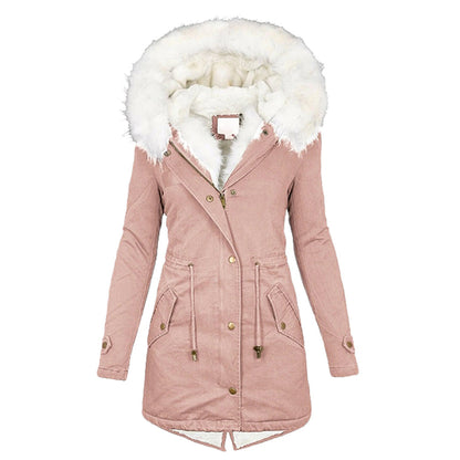 Wren® | Winterjoy Veste d'hiver élégante avec capuche et boutons