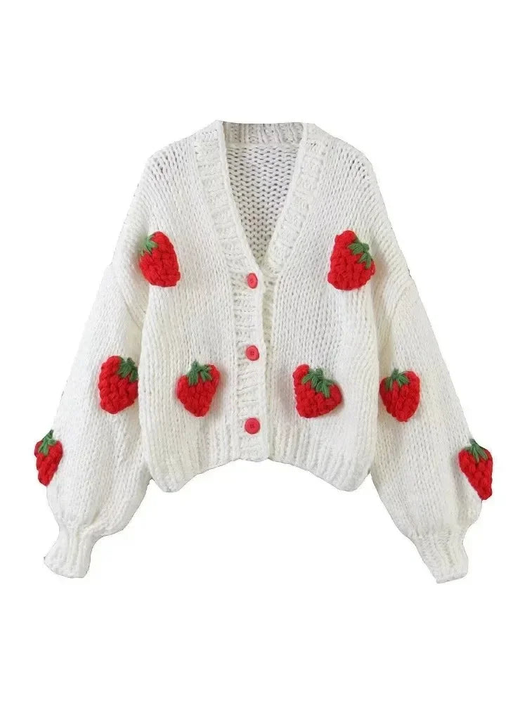 Zilla® | Cardigan tricoté fraise