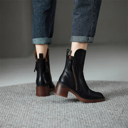 Yolande® | Bottines élégantes en cuir