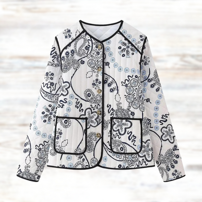 Ziska® | Veste vintage à imprimé floral