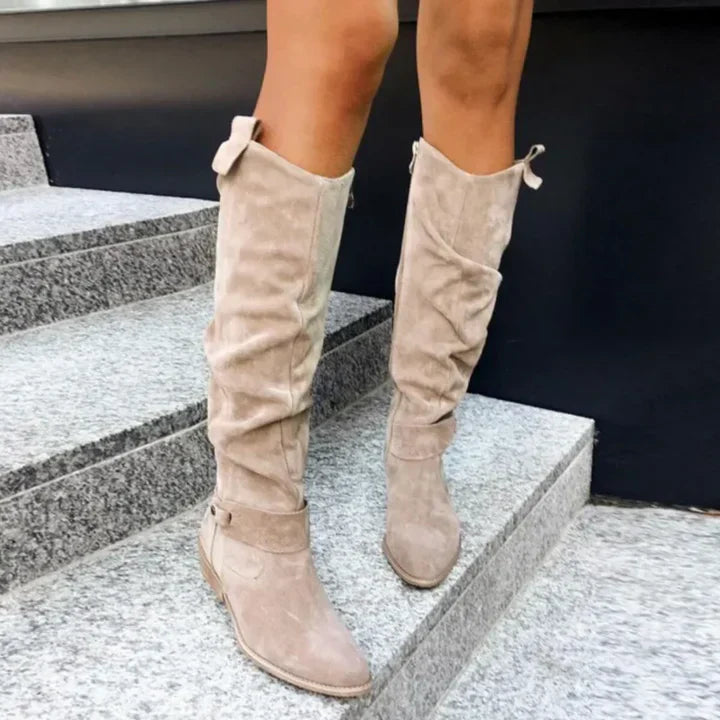 Viviane® | Bottes souples à hauteur de genou tendance pour femmes