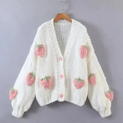 Zilla® | Cardigan tricoté fraise