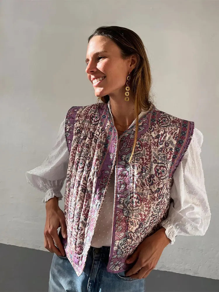 Vena® | Gilet imprimé bohème