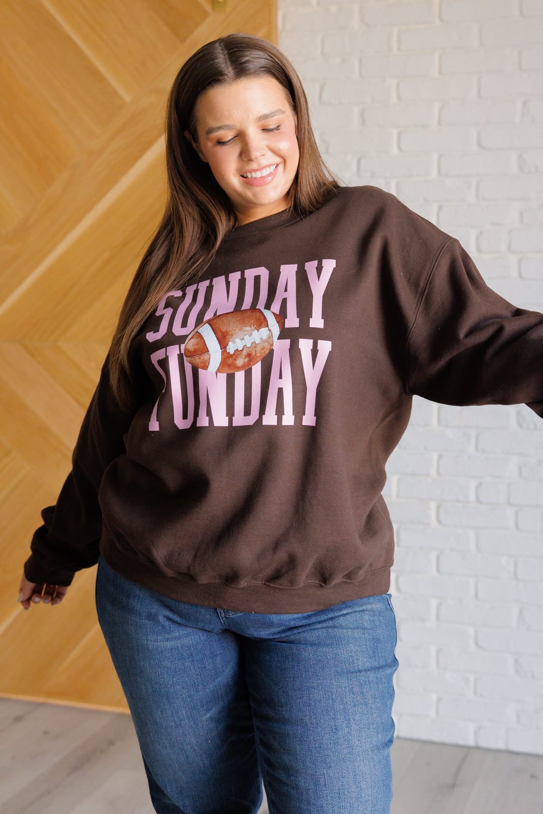 Thérèse® | Sweat-shirt avec graphique Sunday Funday