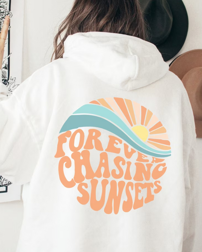 Tirza® | Sweat à capuche élégant « Forever Chasing Sunsets »