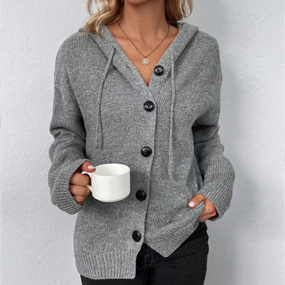 Viviane® | Cardigan avec cordon de serrage et capuche