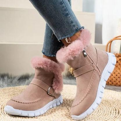 Reine® | Bottes de neige pour femmes, chaussures décontractées, bottes en coton rembourrées en velours