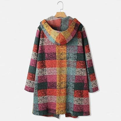 Yanet® | Cardigan multicolore à capuche pour femme