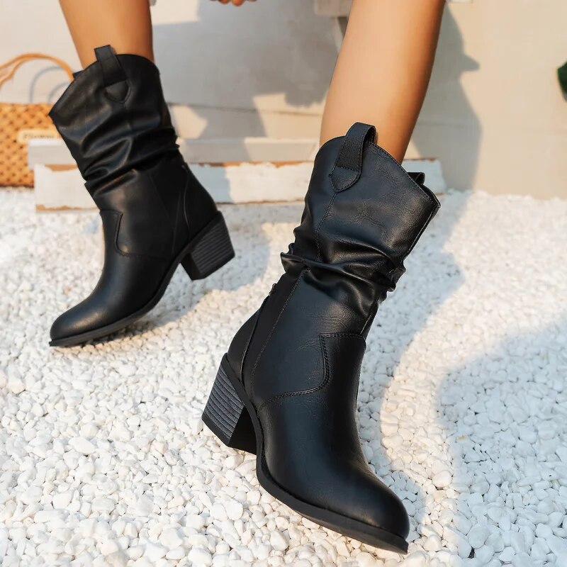 Yasmin® | Bottes de cowboy en cuir