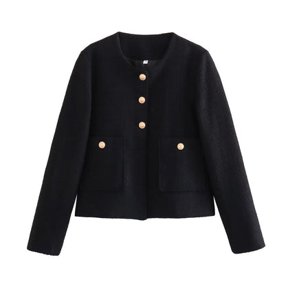 Wanda® | Veste courte texturée de style classique pour femme