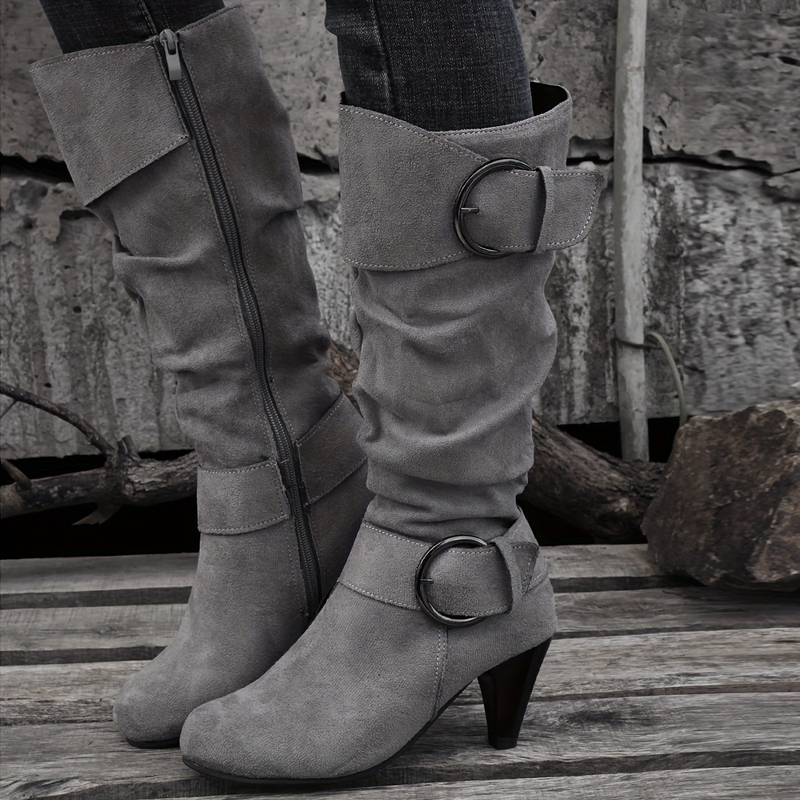 Britta® | Bottines en Daim avec Boucle (Nouvelle Collection)