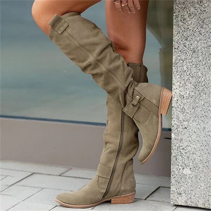 Viviane® | Bottes souples à hauteur de genou tendance pour femmes