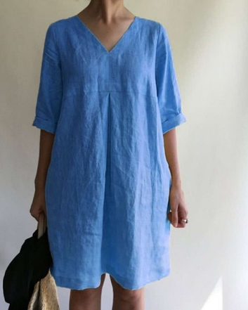 Domenica - Robe en coton Lino