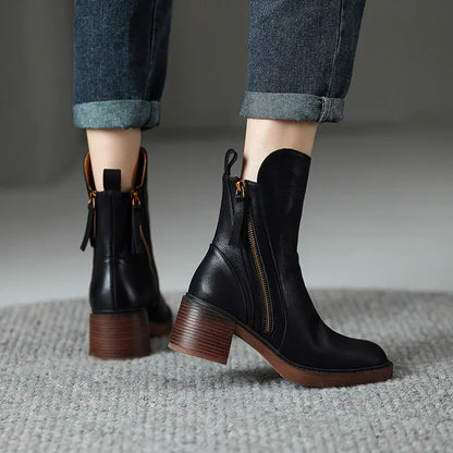 Thilde® | Bottes en cuir végétalien