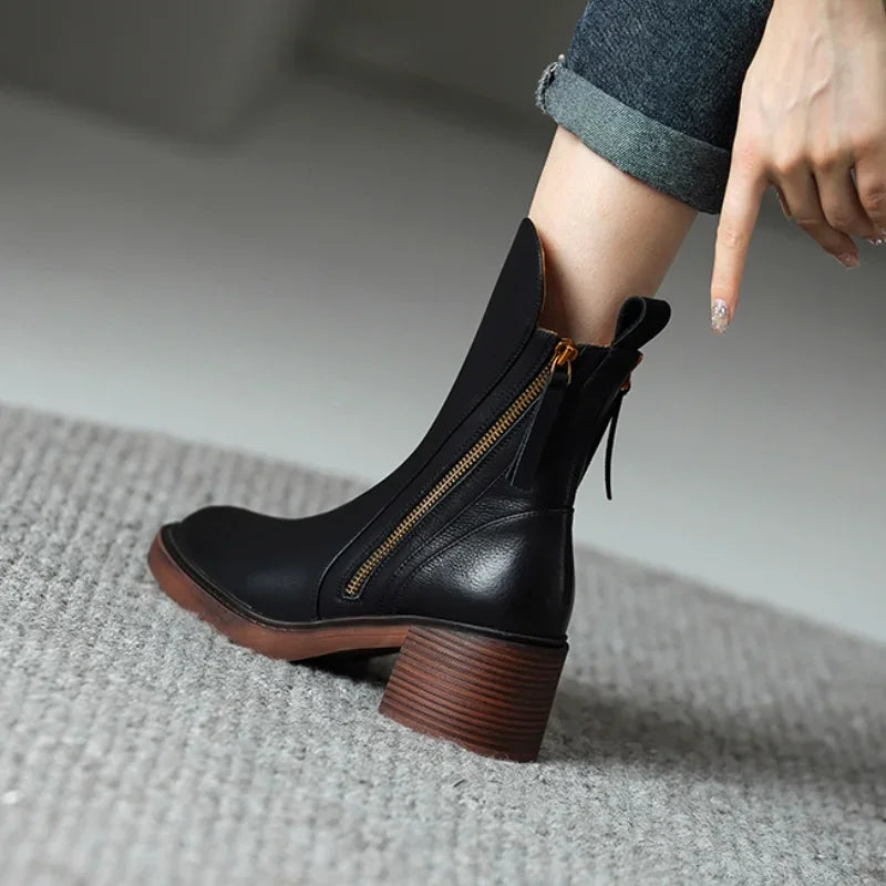 Thilde® | Bottes en cuir végétalien