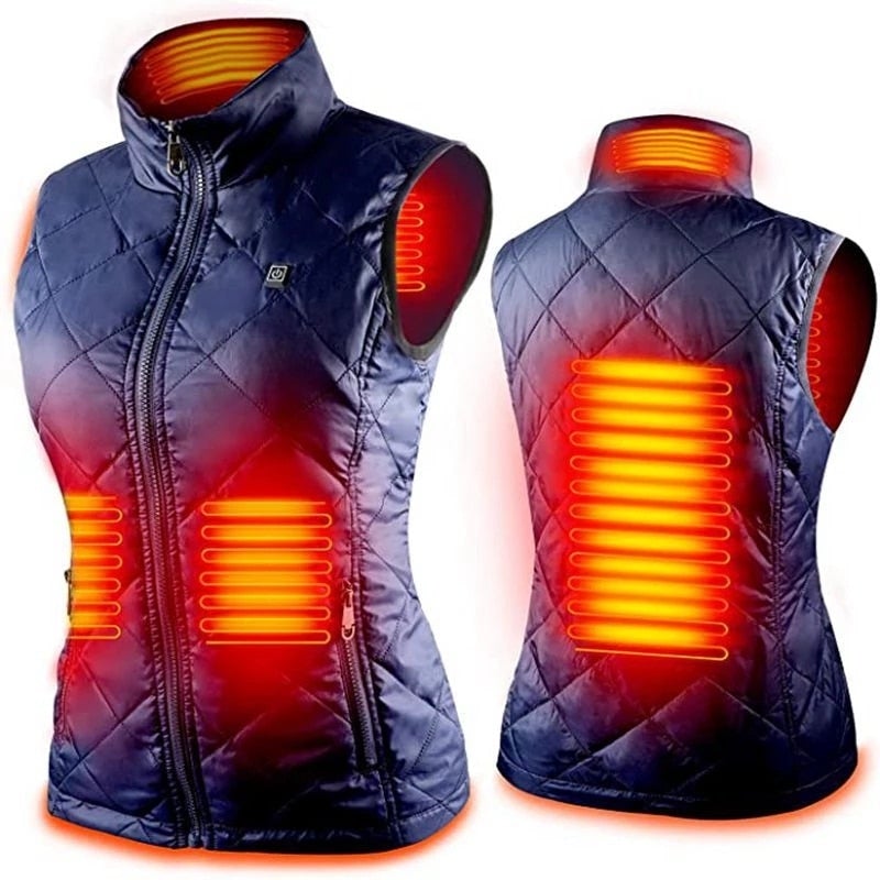 Zoé® | Gilet chauffant tendance avec USB