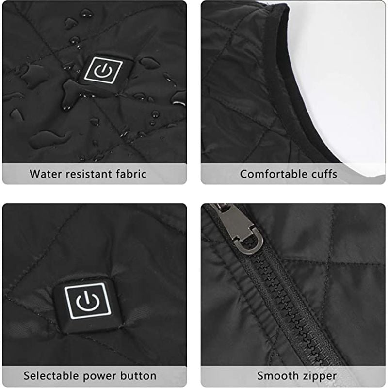 Zoé® | Gilet chauffant tendance avec USB