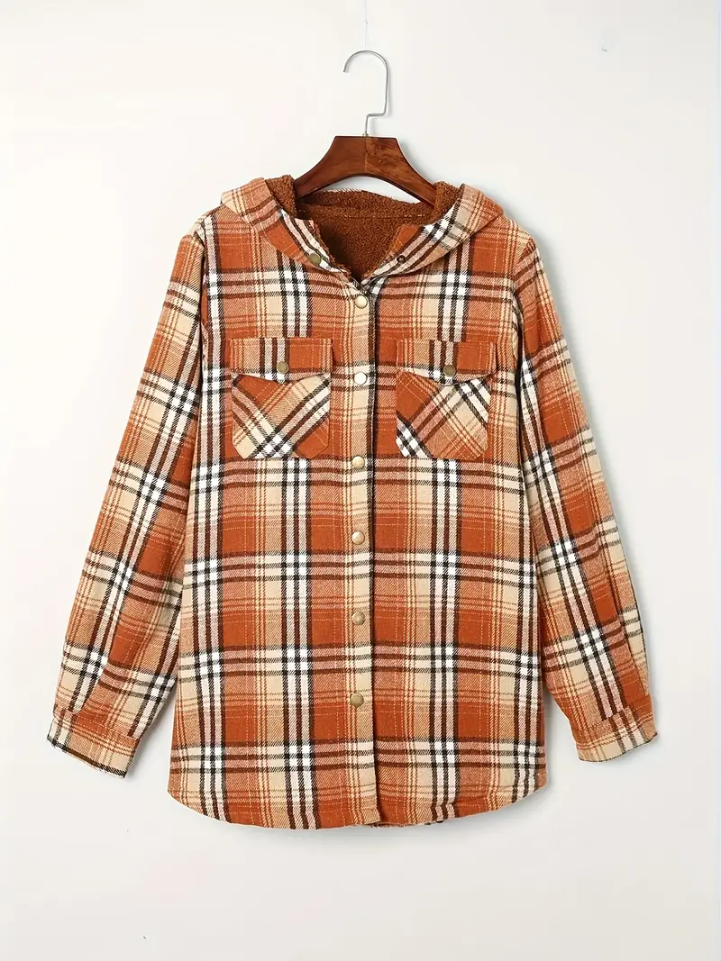 Rosalia® | Veste Hilary Plaid doublée Sherpa