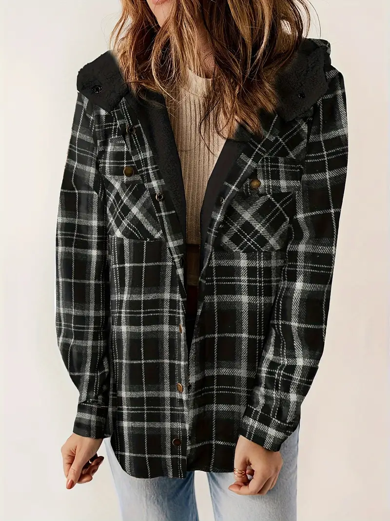 Rosalia® | Veste Hilary Plaid doublée Sherpa